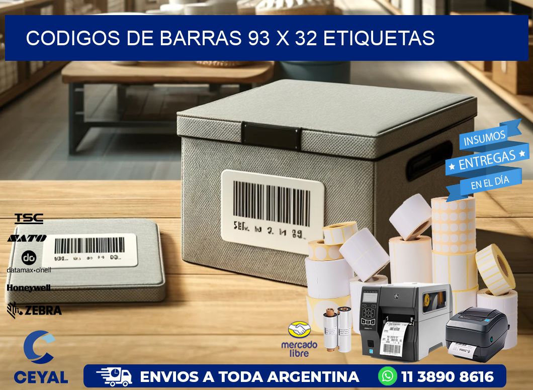 codigos de barras 93 x 32 etiquetas