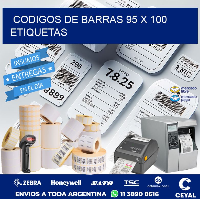 codigos de barras 95 x 100 etiquetas