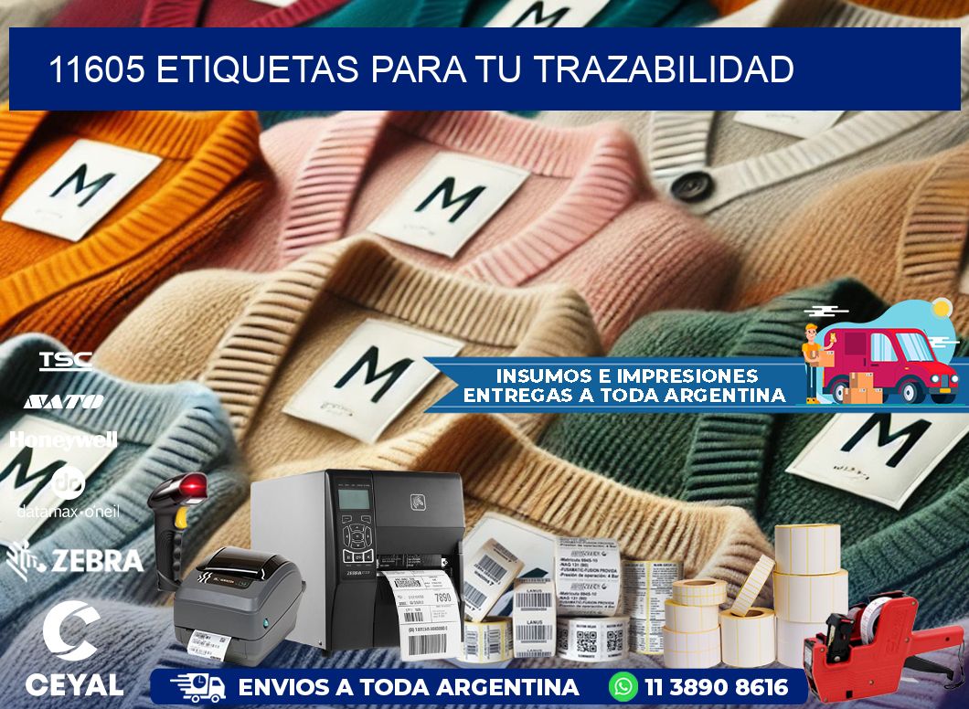 11605 etiquetas para tu trazabilidad