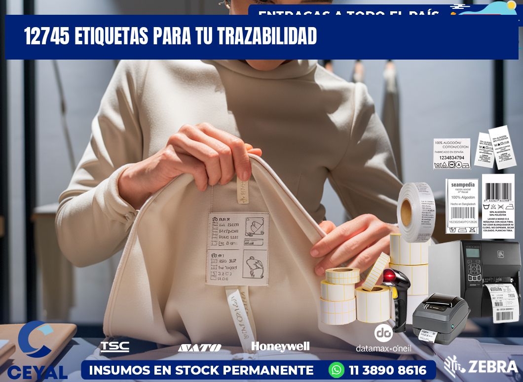 12745 etiquetas para tu trazabilidad