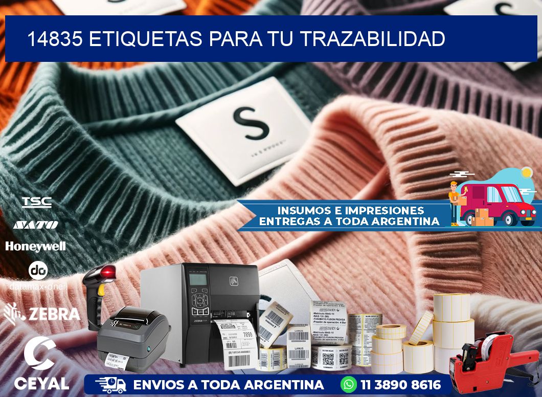 14835 etiquetas para tu trazabilidad