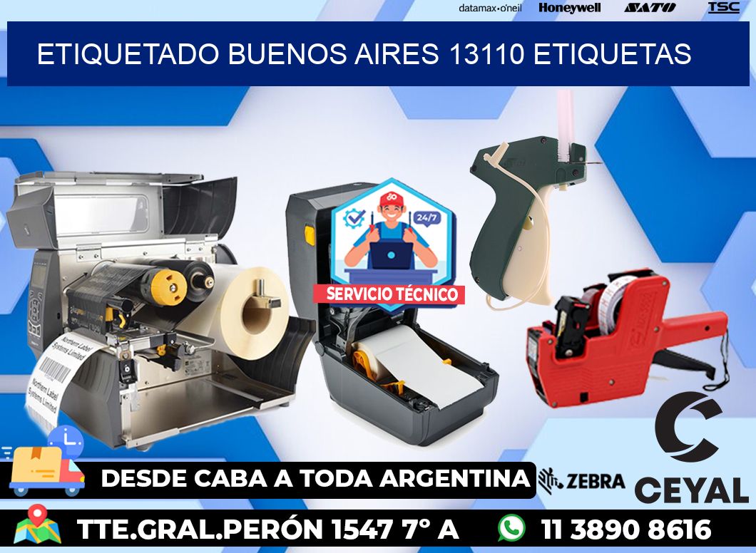 etiquetado buenos aires 13110 etiquetas