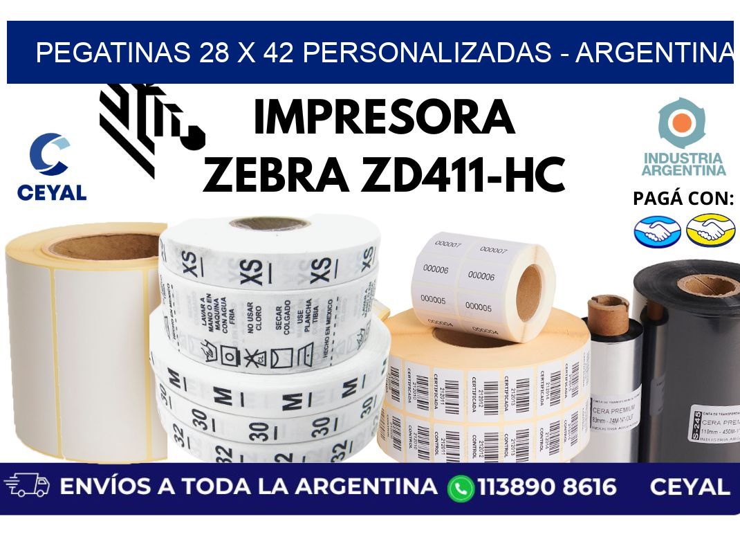 pegatinas 28 x 42 personalizadas - Argentina