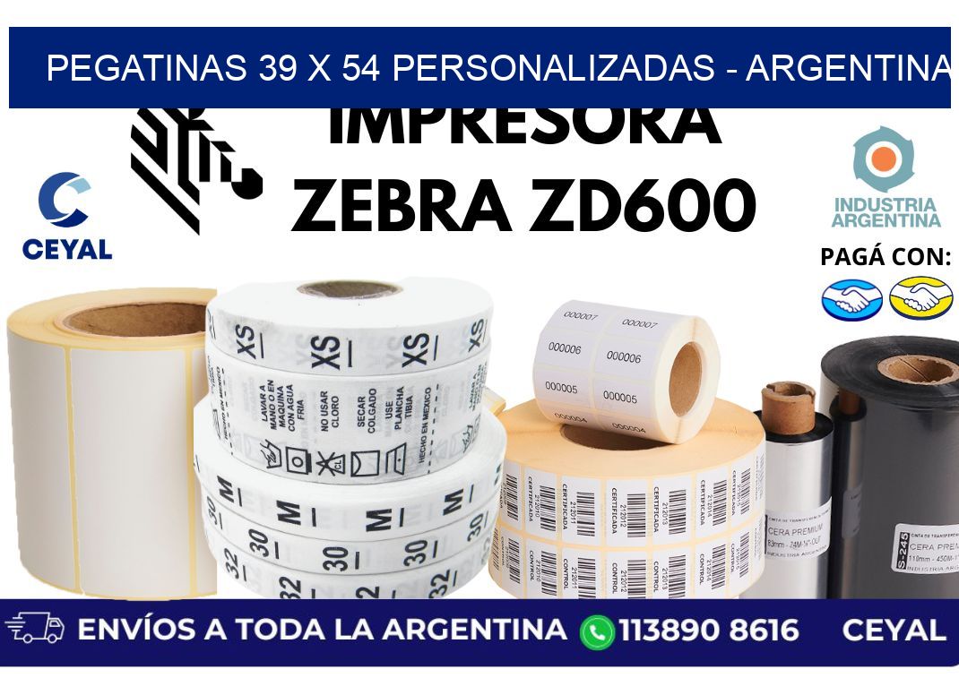 pegatinas 39 x 54 personalizadas - Argentina