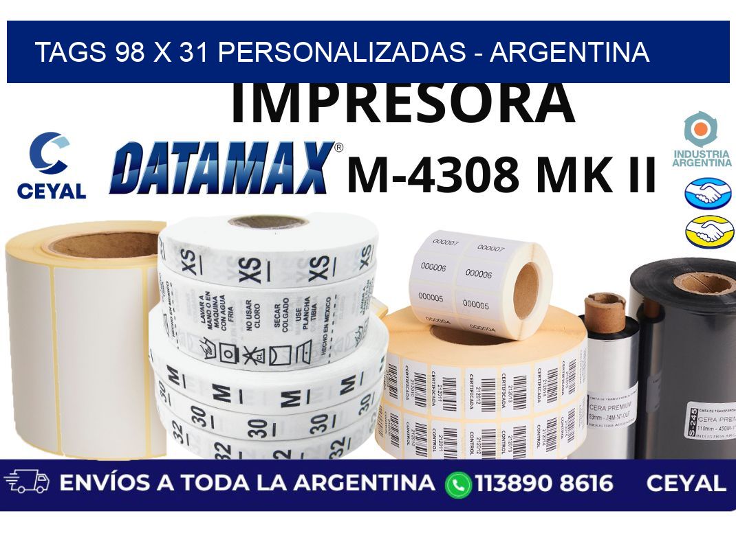 tags 98 x 31 personalizadas - Argentina