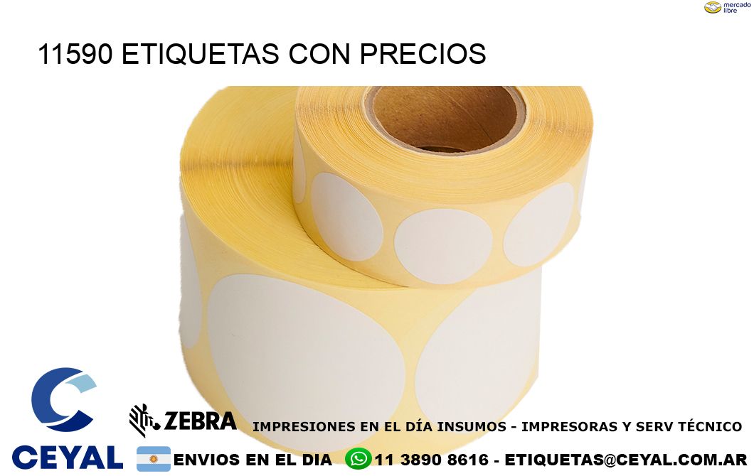 11590 etiquetas con precios