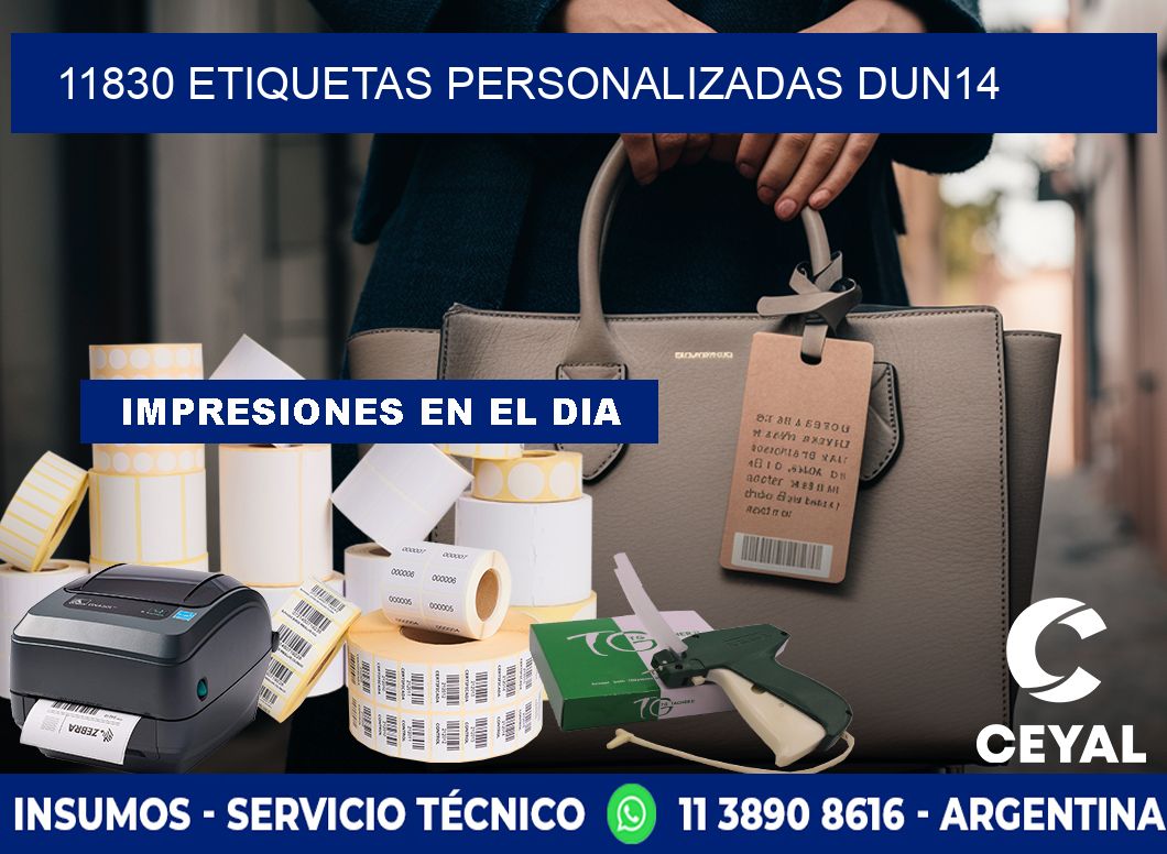 11830 Etiquetas personalizadas dun14