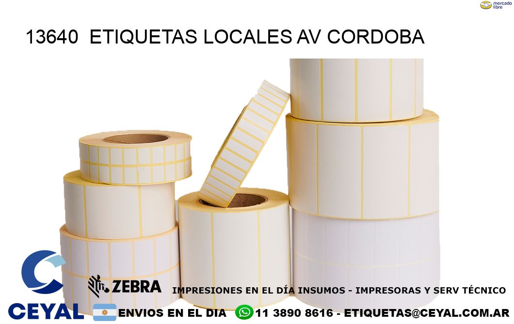 13640  etiquetas locales Av Cordoba