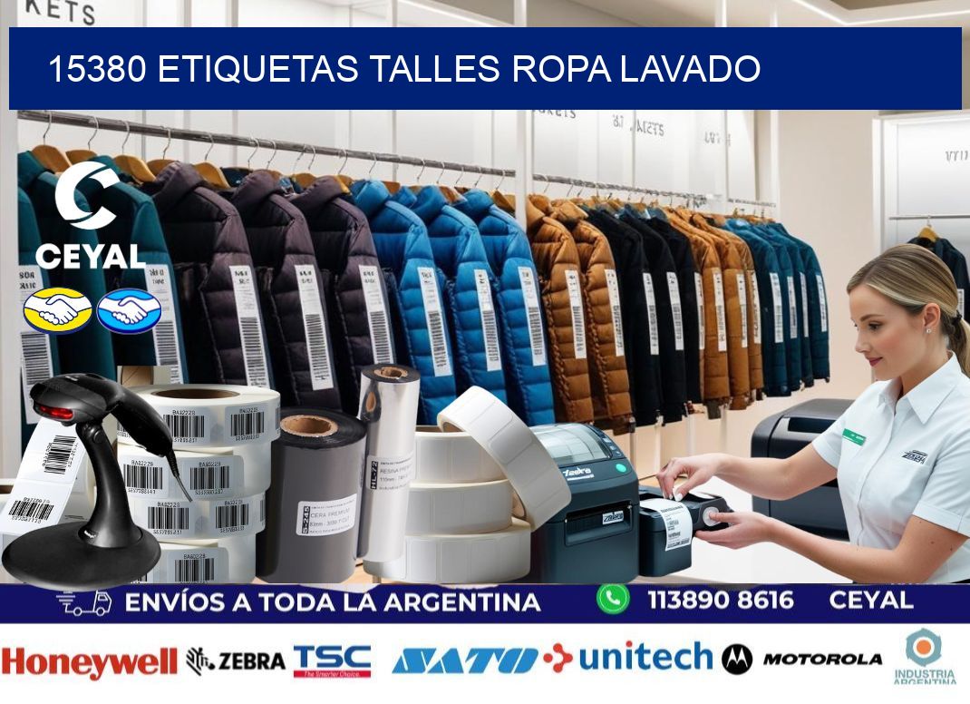 15380 ETIQUETAS TALLES ROPA LAVADO