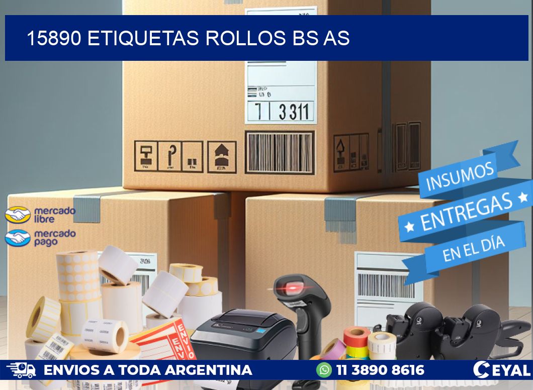 15890 etiquetas rollos BS AS