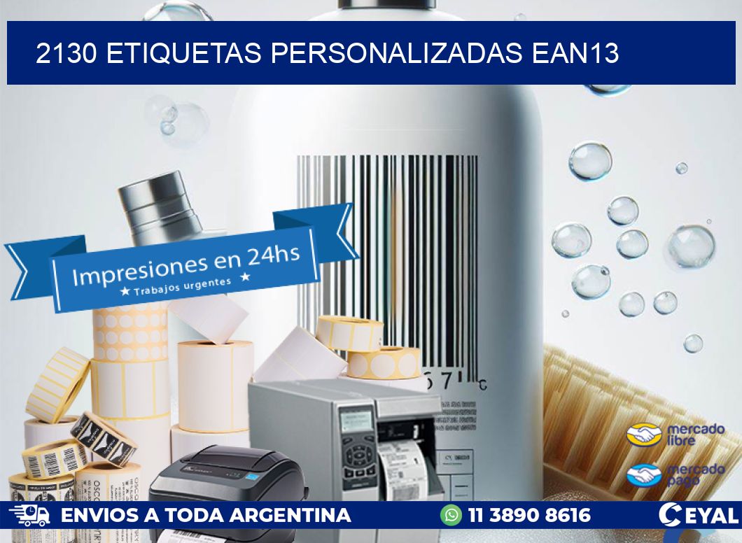 2130 Etiquetas personalizadas ean13