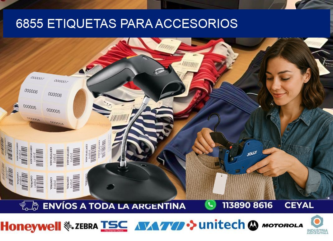 6855 Etiquetas para accesorios