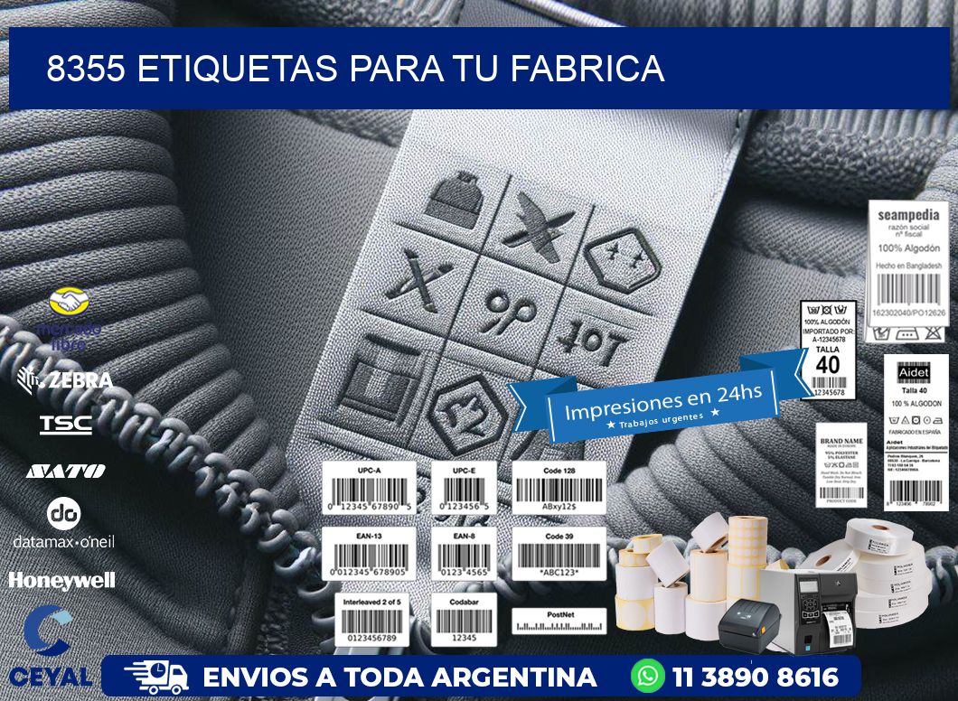 8355 etiquetas para tu fabrica