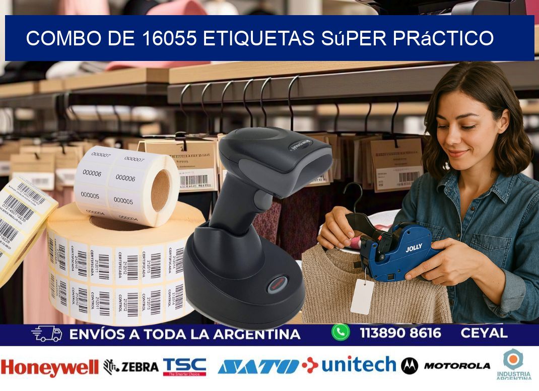 Combo de 16055 etiquetas súper práctico