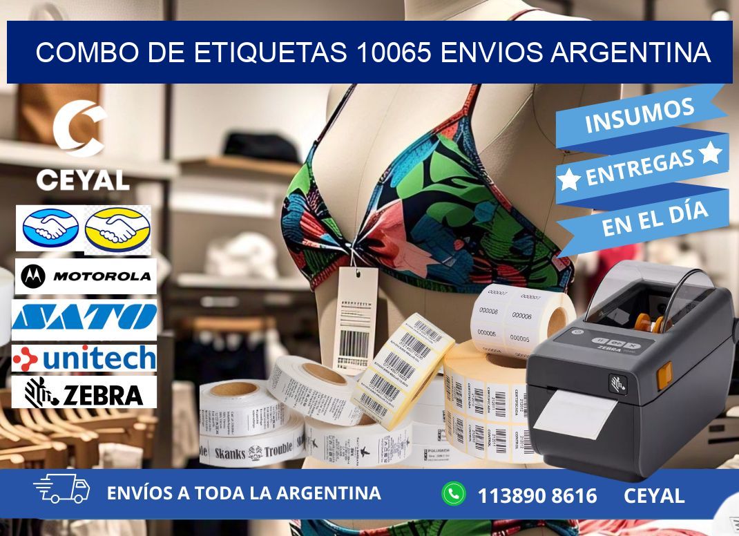 Combo de etiquetas 10065 ENVIOS ARGENTINA
