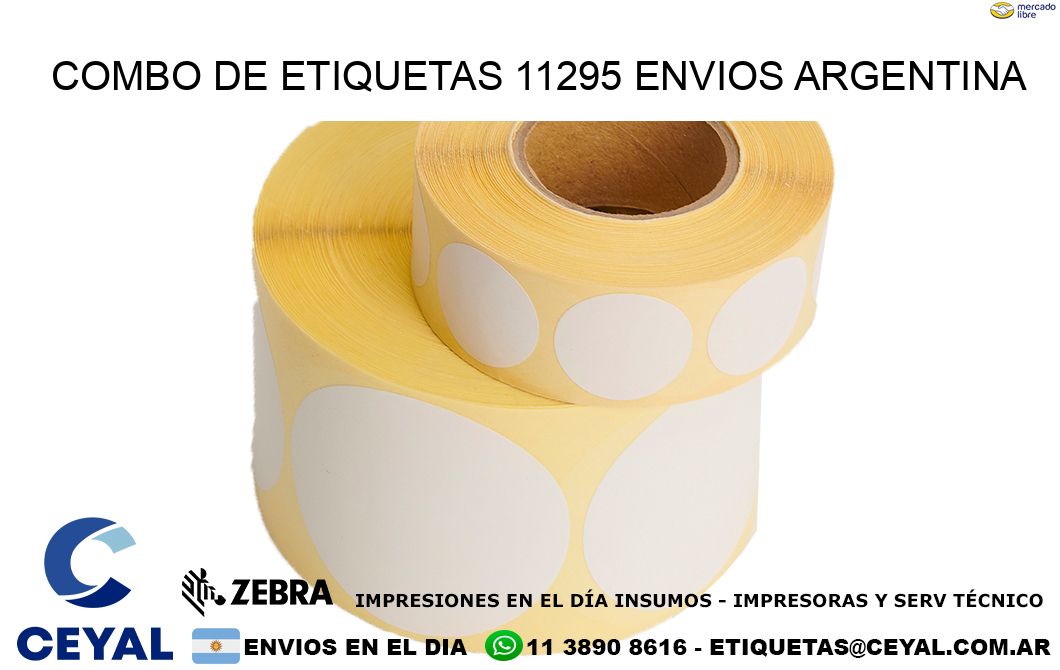 Combo de etiquetas 11295 ENVIOS ARGENTINA
