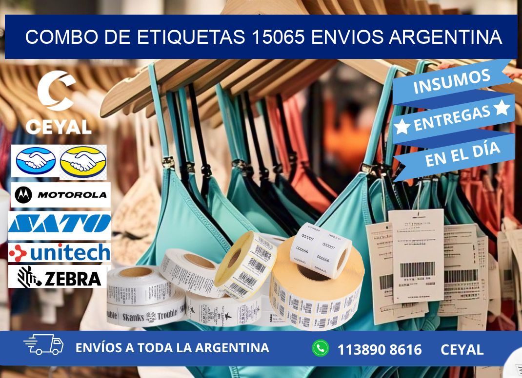 Combo de etiquetas 15065 ENVIOS ARGENTINA