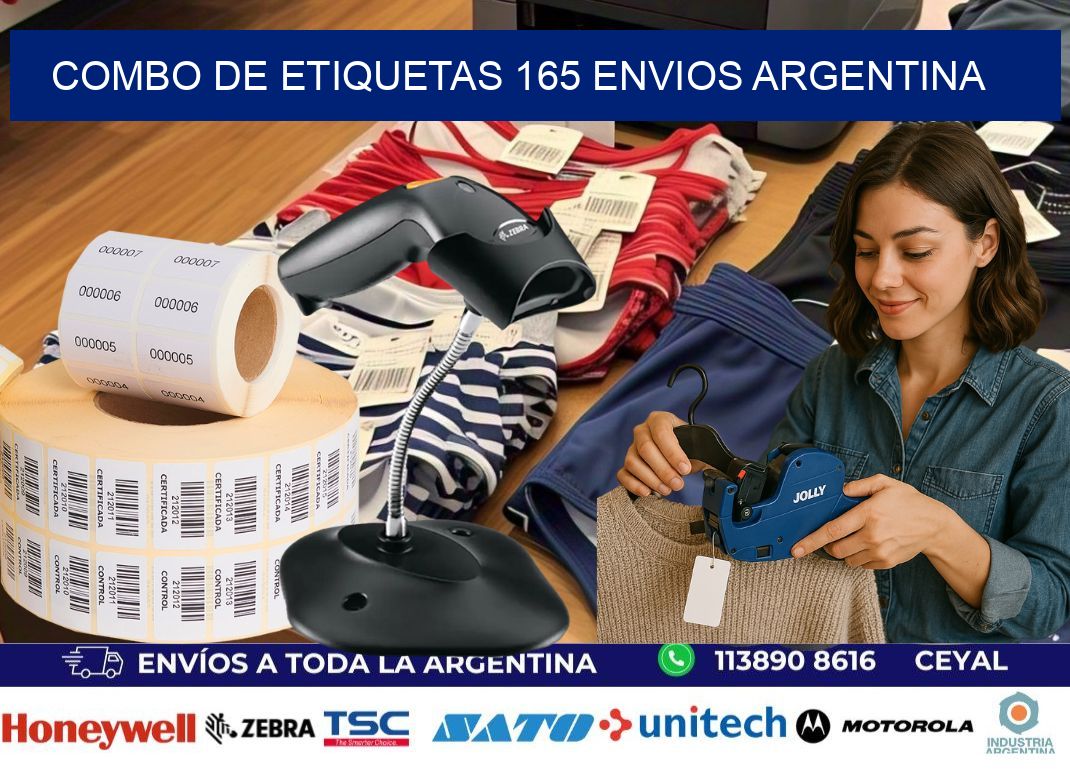 Combo de etiquetas 165 ENVIOS ARGENTINA