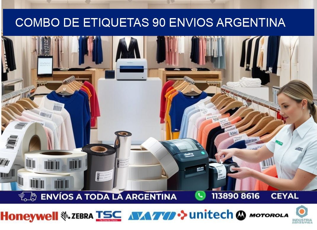 Combo de etiquetas 90 ENVIOS ARGENTINA