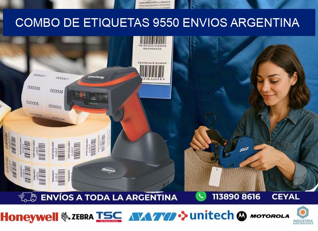 Combo de etiquetas 9550 ENVIOS ARGENTINA