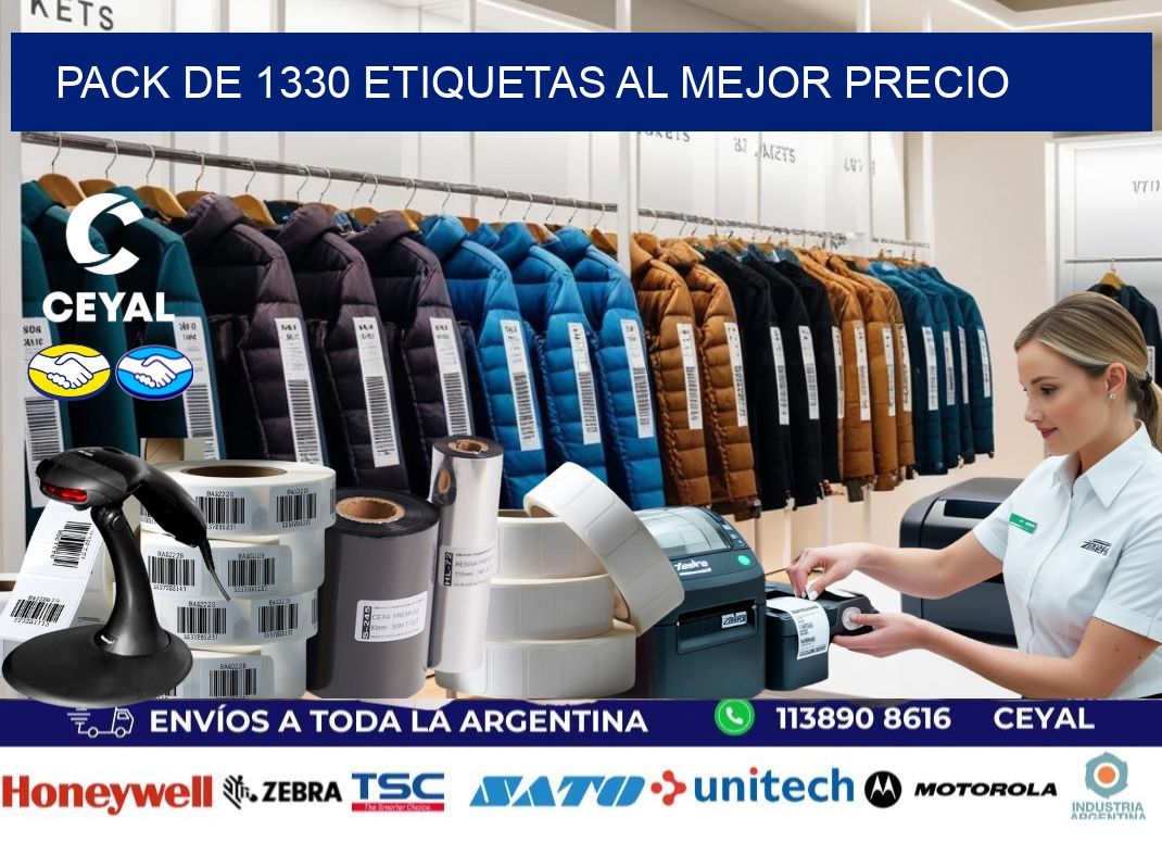 Pack de 1330 etiquetas al mejor precio