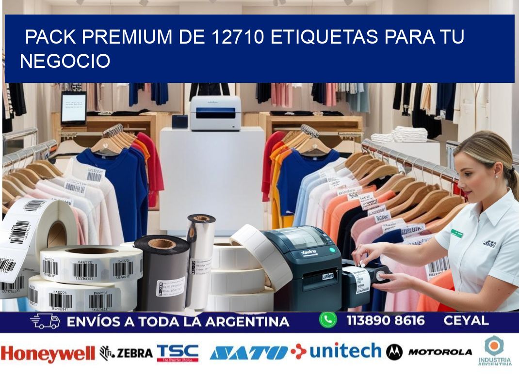 Pack premium de 12710 etiquetas para tu negocio