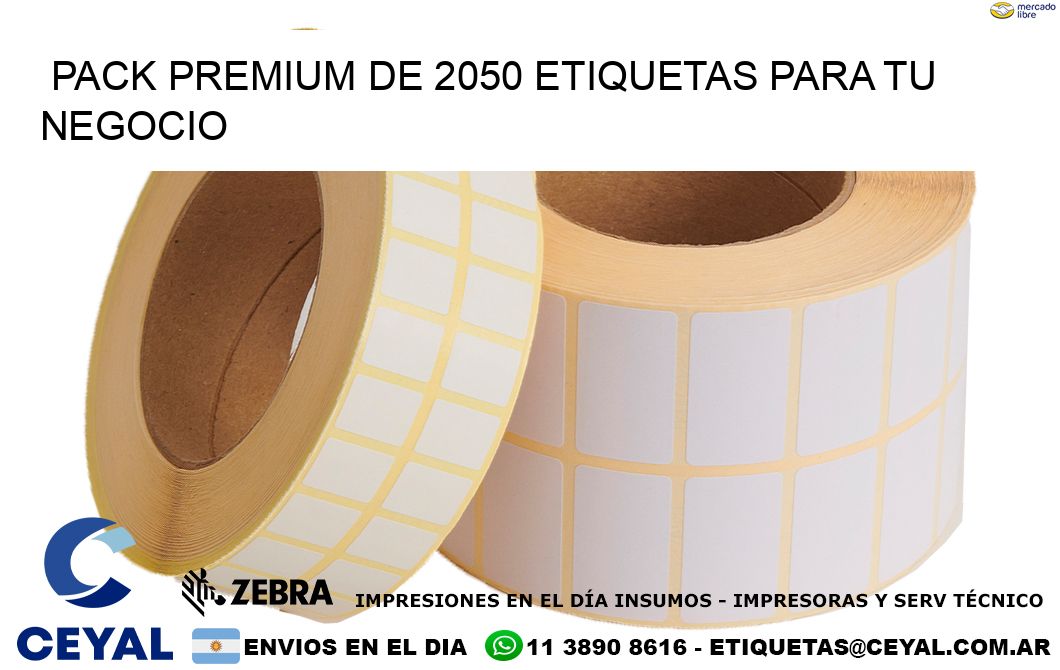 Pack premium de 2050 etiquetas para tu negocio