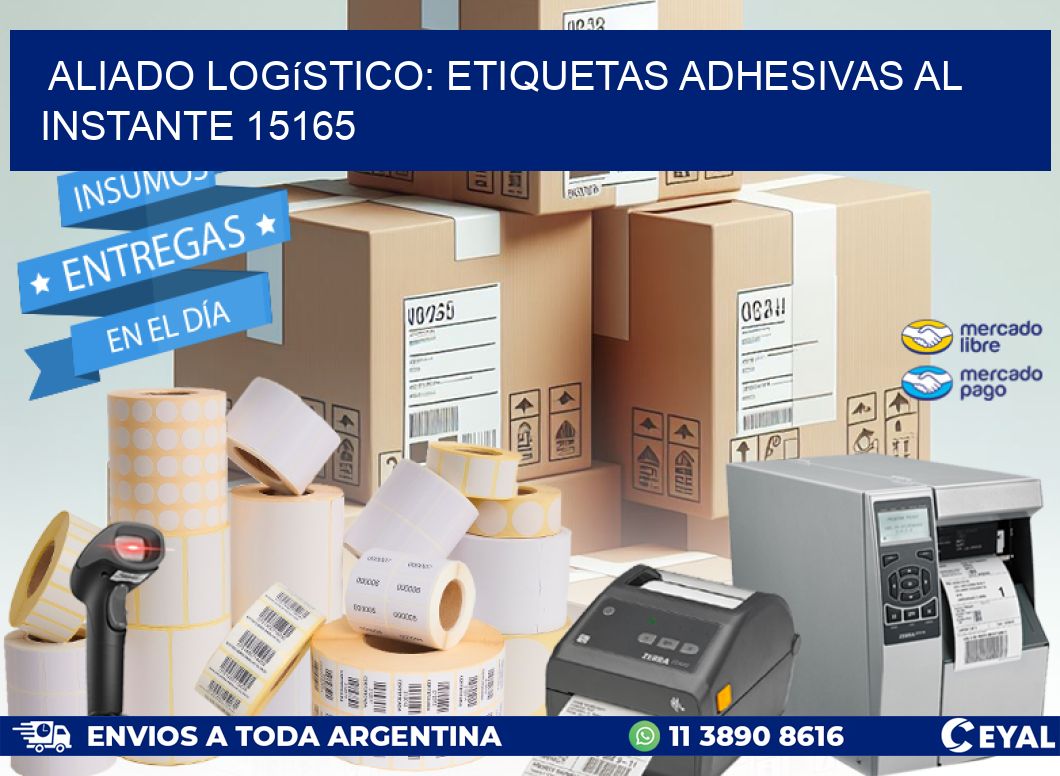 Aliado Logístico: Etiquetas Adhesivas al Instante 15165