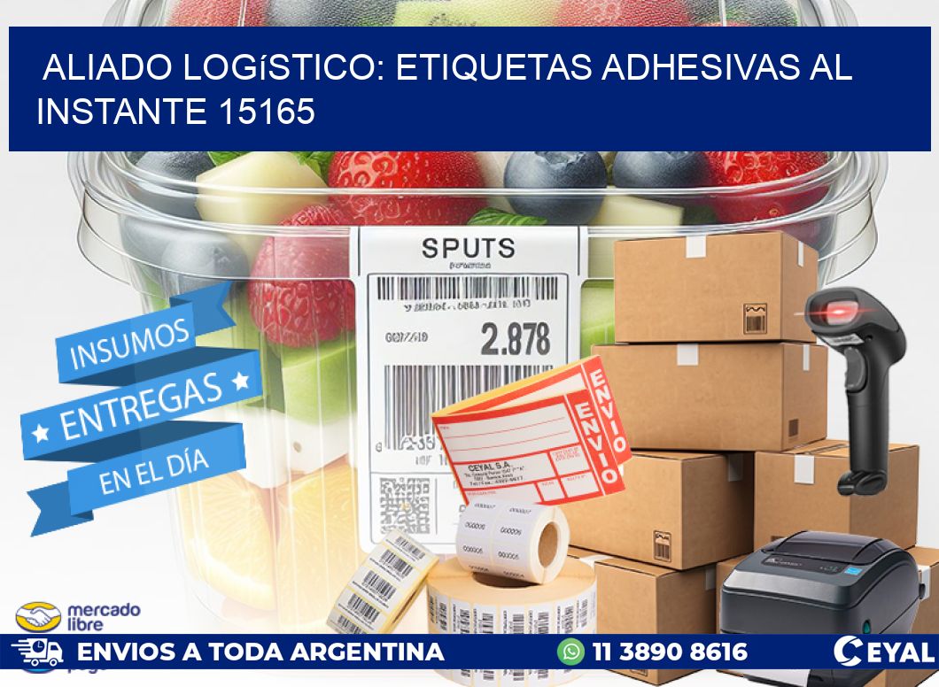 Aliado Logístico: Etiquetas Adhesivas al Instante 15165