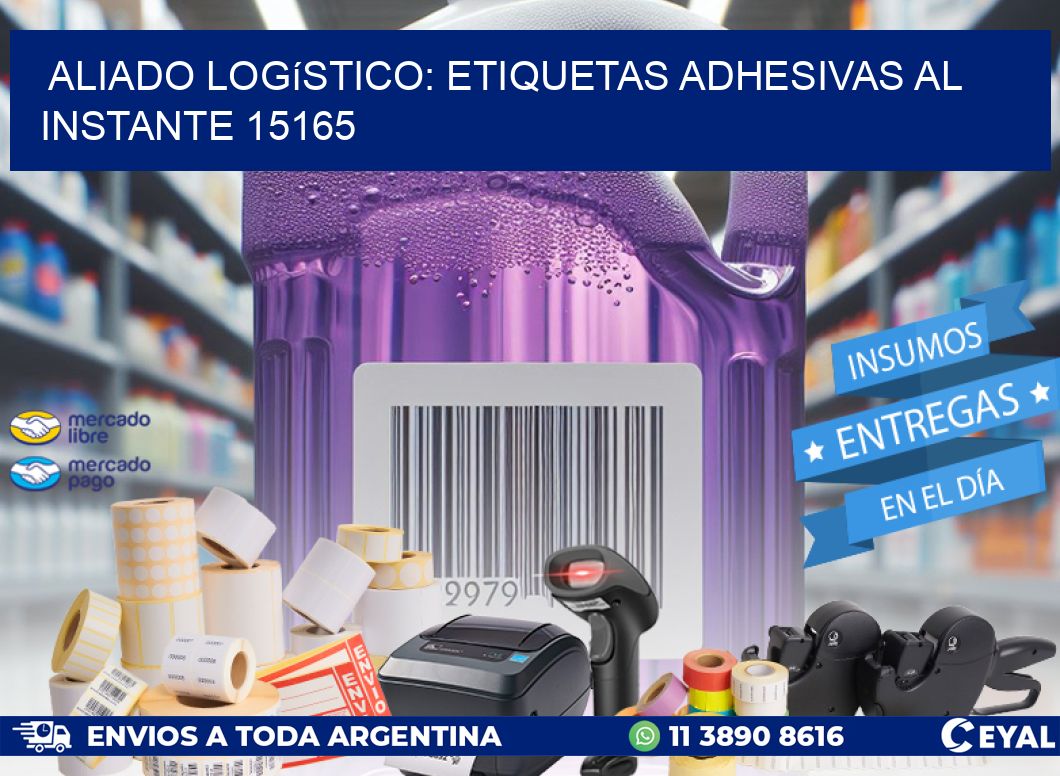 Aliado Logístico: Etiquetas Adhesivas al Instante 15165