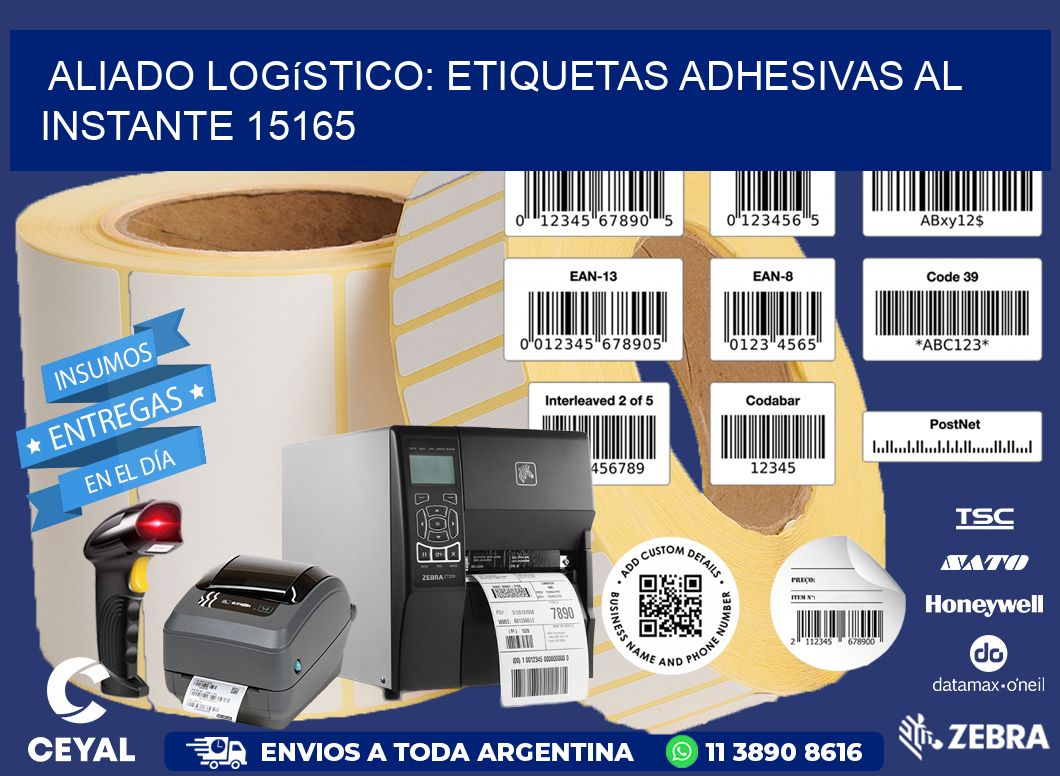 Aliado Logístico: Etiquetas Adhesivas al Instante 15165