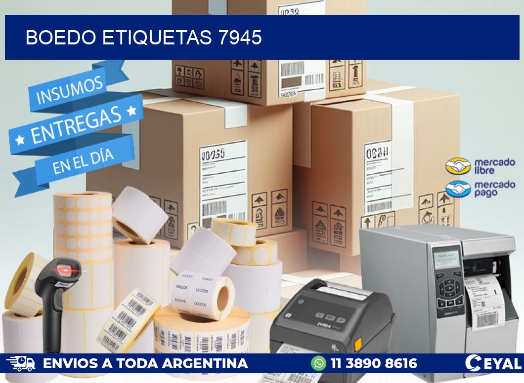 Boedo etiquetas 7945