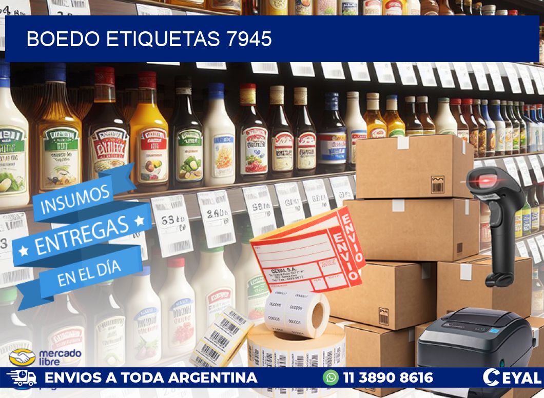 Boedo etiquetas 7945
