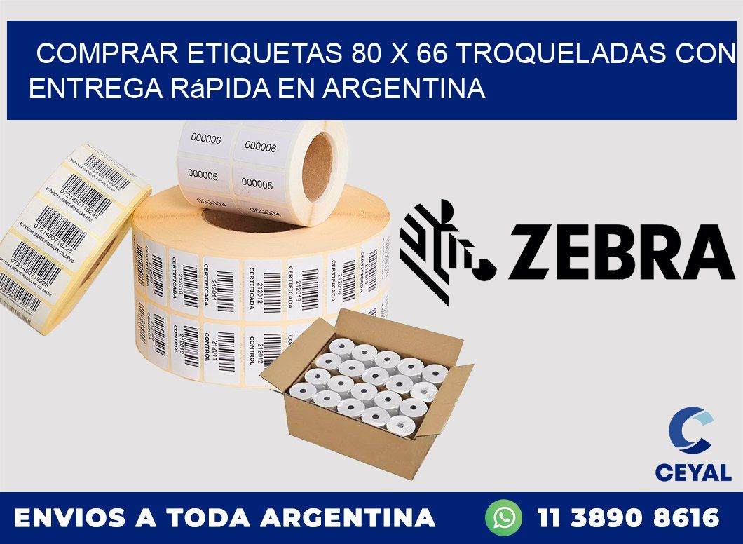 Comprar etiquetas 80 x 66 troqueladas con entrega rápida en Argentina