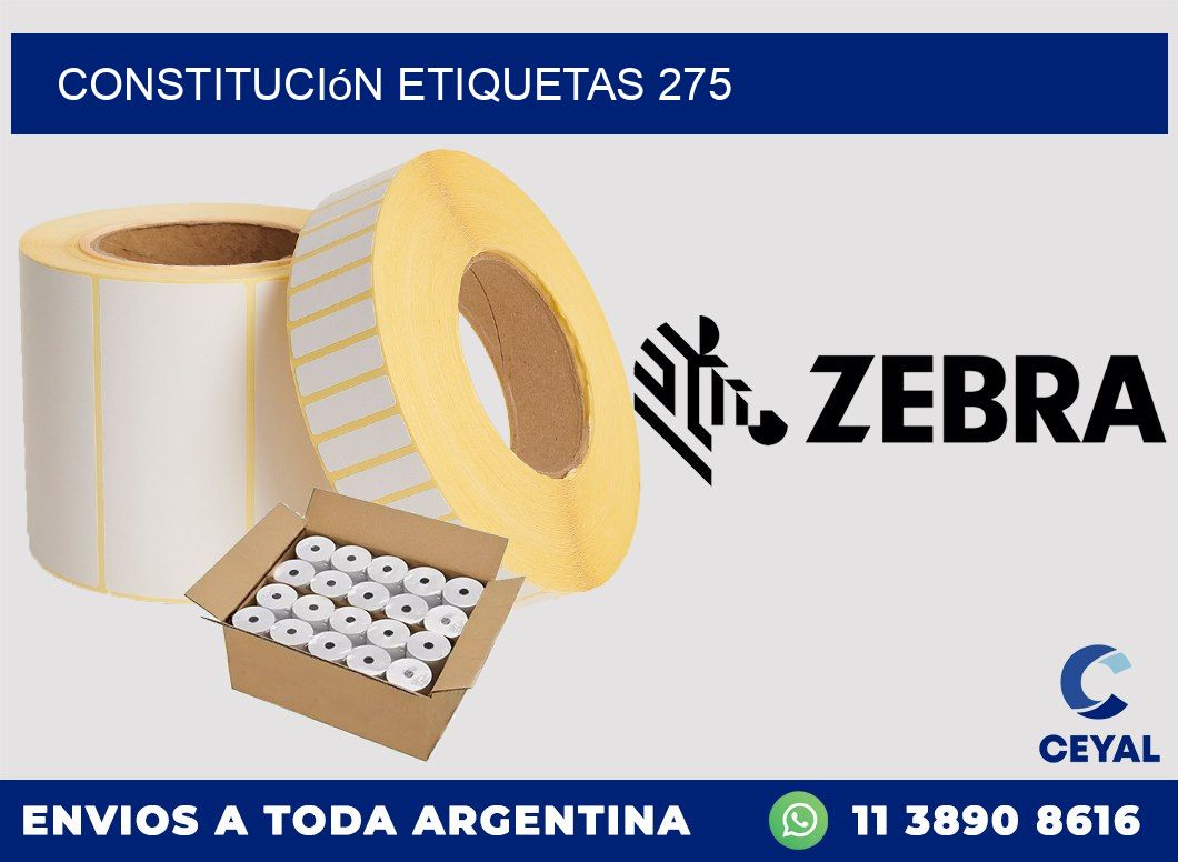 Constitución etiquetas 275