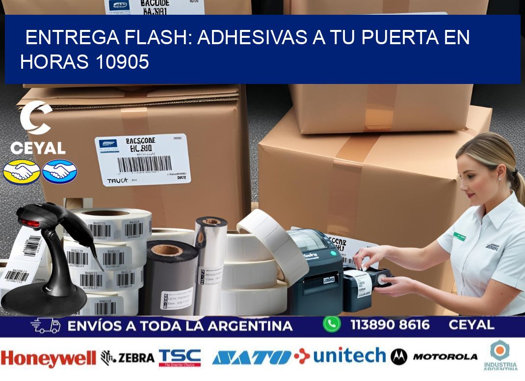 Entrega Flash: Adhesivas A Tu Puerta en Horas 10905