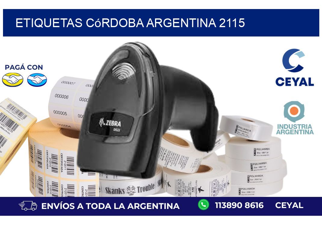 Etiquetas Córdoba Argentina 2115