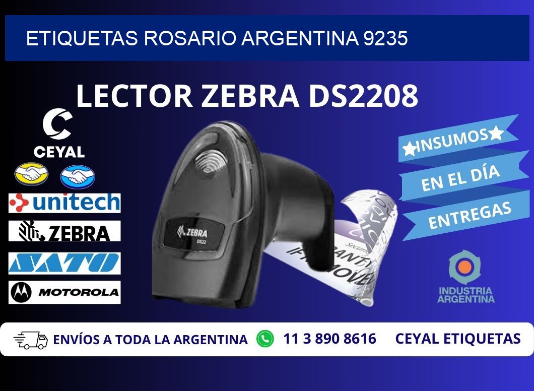 Etiquetas Rosario Argentina 9235