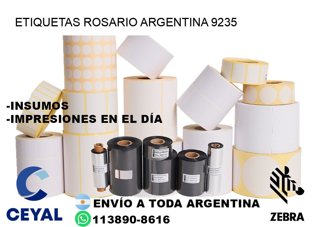 Etiquetas Rosario Argentina 9235