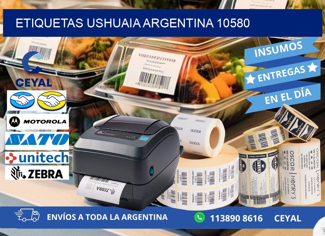 Etiquetas Ushuaia Argentina 10580