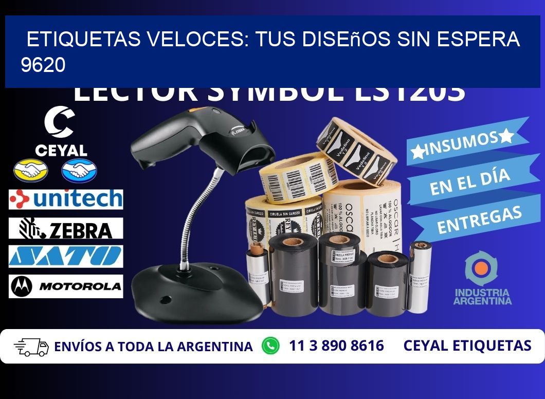 Etiquetas Veloces: Tus Diseños sin Espera 9620