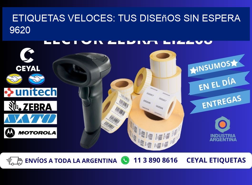 Etiquetas Veloces: Tus Diseños sin Espera 9620