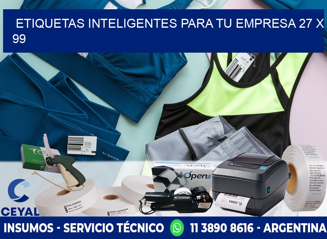 Etiquetas inteligentes para tu empresa 27 x 99