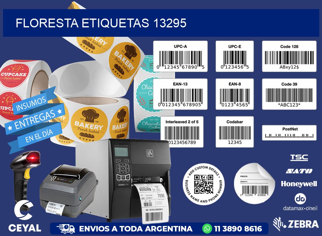 Floresta etiquetas 13295