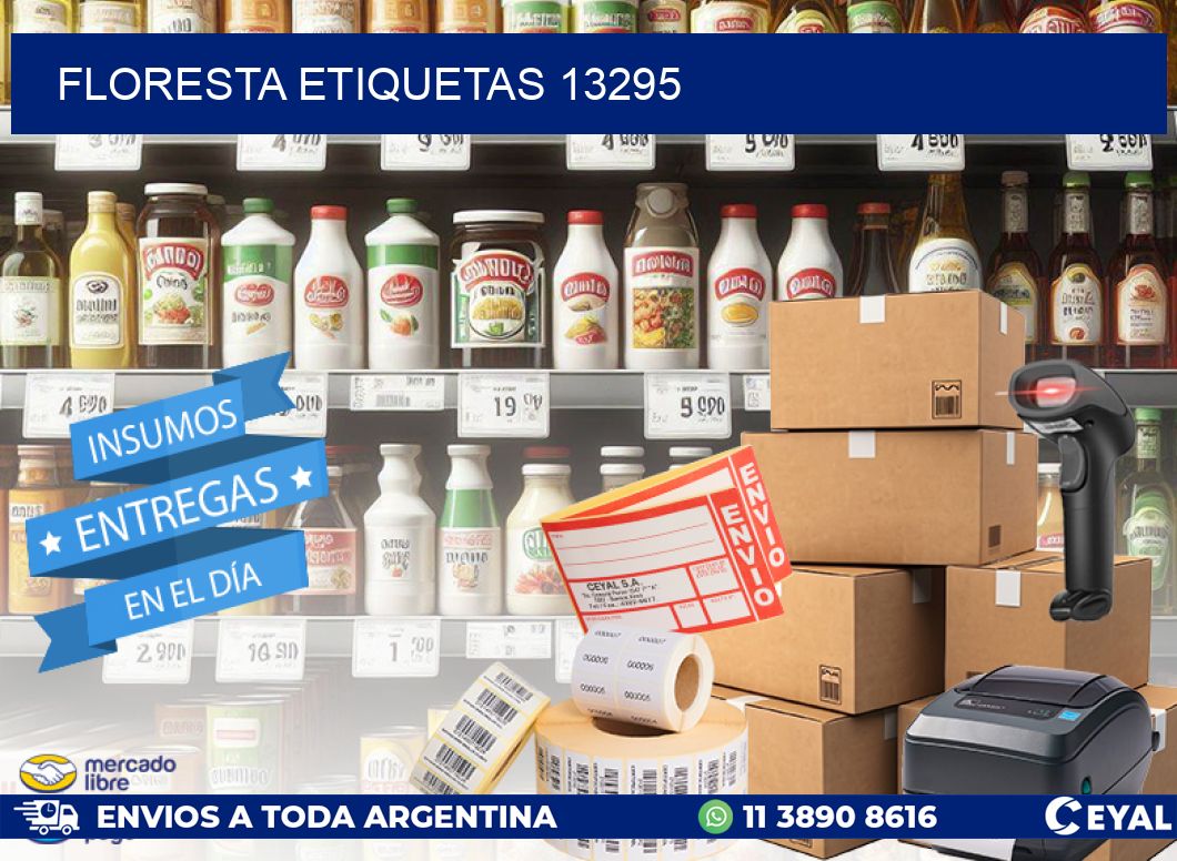 Floresta etiquetas 13295