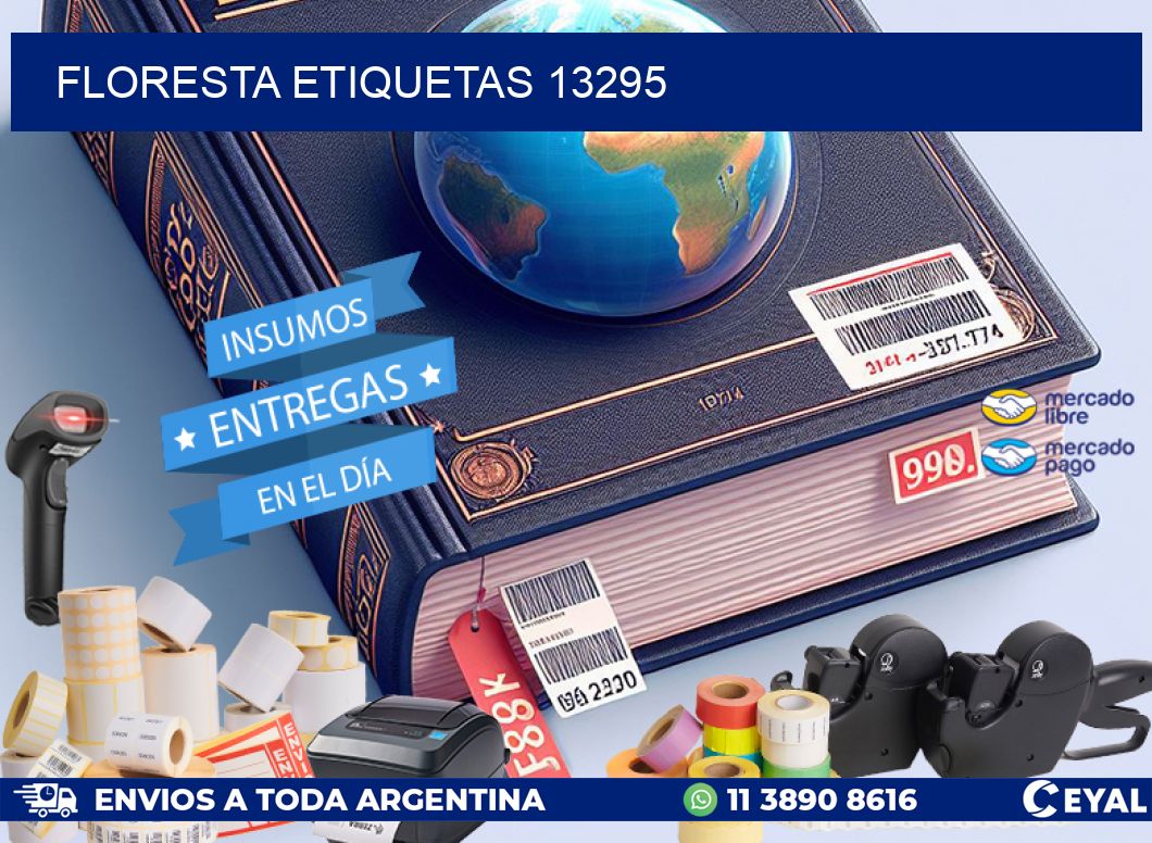Floresta etiquetas 13295