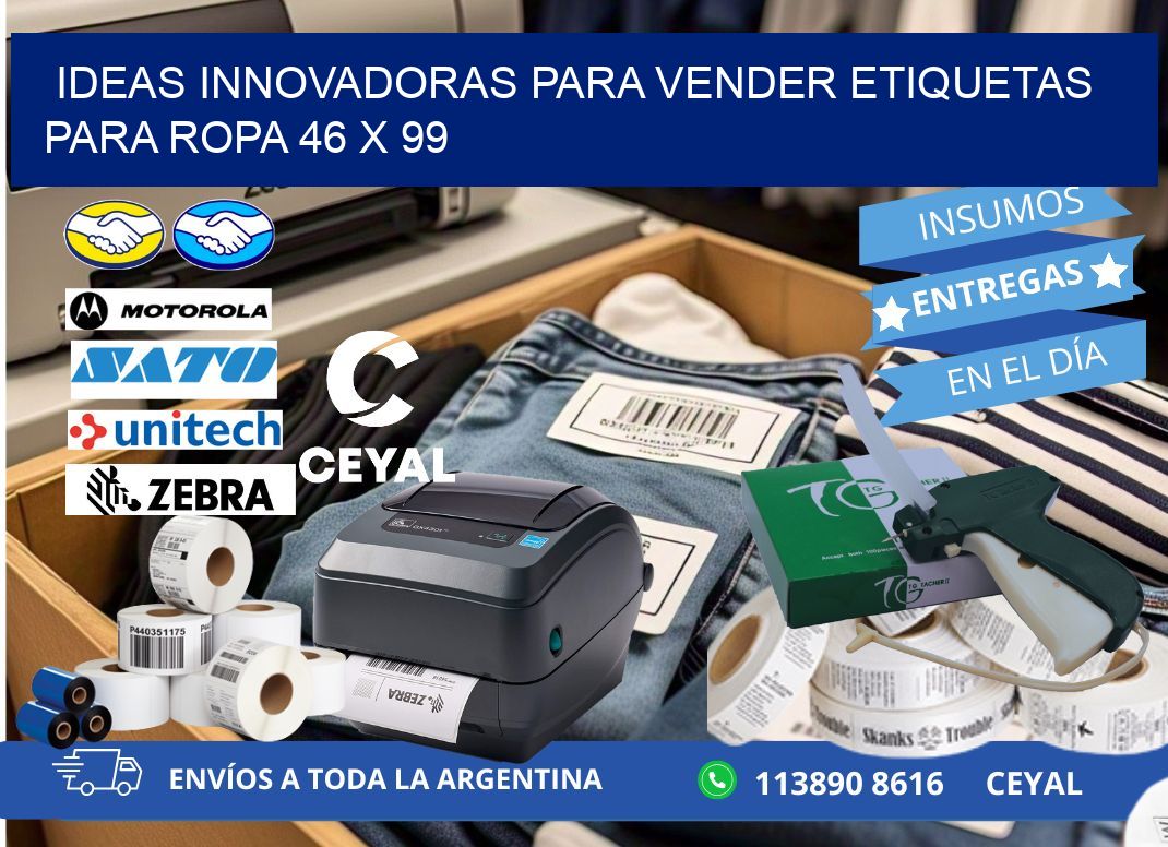 Ideas Innovadoras para Vender Etiquetas para Ropa 46 x 99