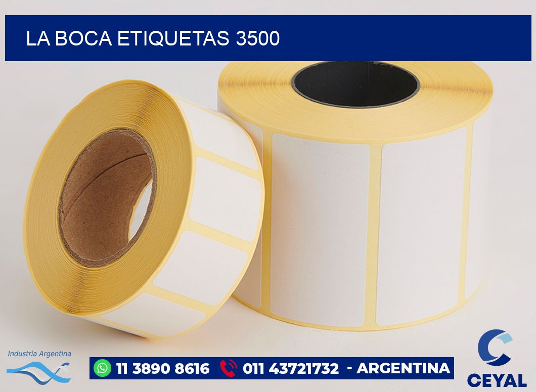 La Boca etiquetas 3500