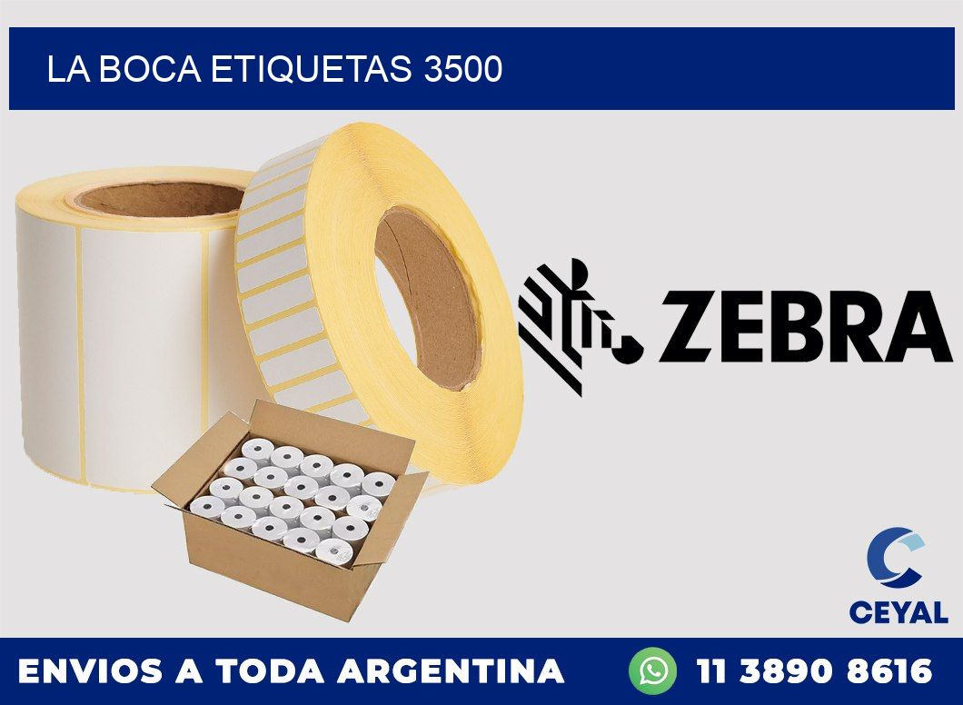 La Boca etiquetas 3500