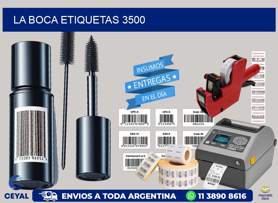 La Boca etiquetas 3500